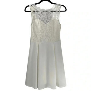 Francesca’s White Lace Dress Mini Bridal Shower